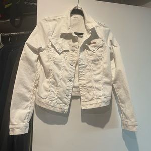 Hudson white jean jacket